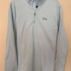 Under Armour Sky Blue Quarter-Zip Top